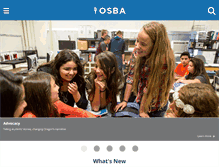 Tablet Screenshot of osba.org